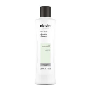 Nioxin Scalp Relief Cleansing Shampoo | Soothes, Hydrates, & Thickens Hair | For Sensitive, Dry, & Itchy Scalp | Made with Aloe Vera & Vitamin E
